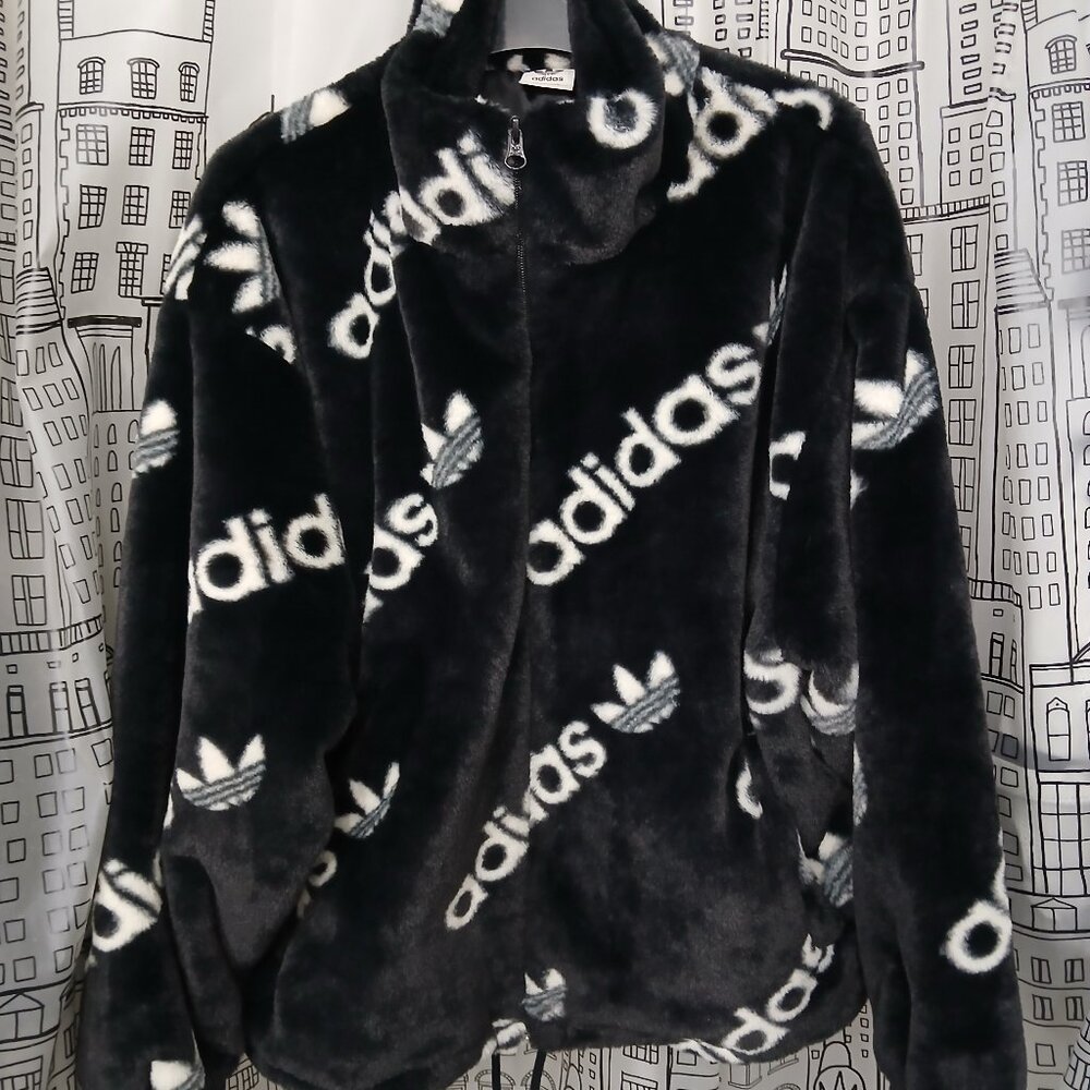 Adidas Originals Women's FAUX FUR LUXE BOMBER